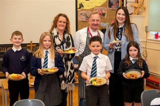 Elveden Estate chef Jonathan Curtis, who was Delia Smith's first head chef at Norwich City FC, is making Elveden Academy's school dinners
